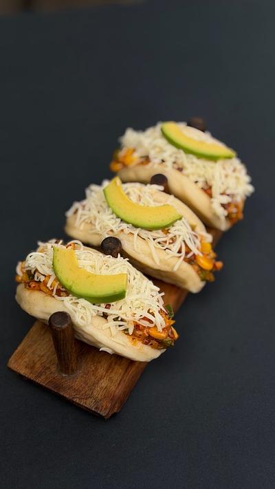 Flat photo of a Mexican bao before AI video
