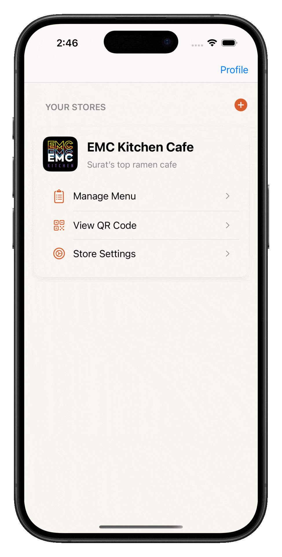 The Lazy Potato iOS app in action