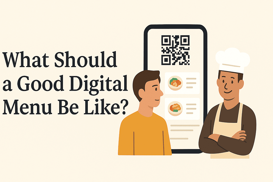 What Should a Good Digital Menu Be Like?